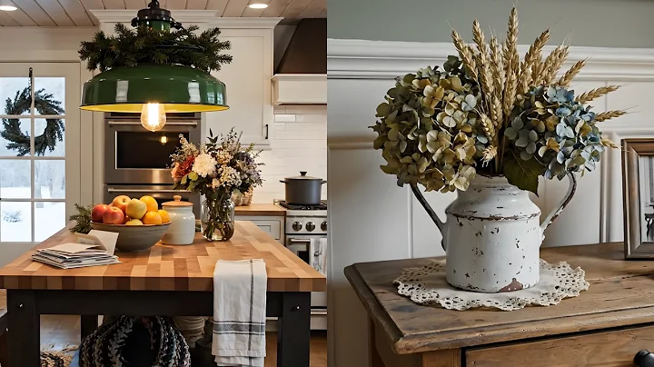 Classic Cottage Winter Tour: Cozy Sage & Pine Home Decor Ideas