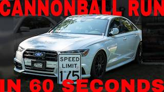 The Cannonball Run Explained in 60 Seconds