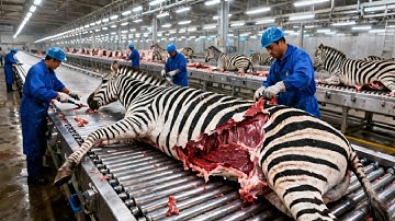 Inside the Zebra Leather Trade – Full Process Behind Million-Dollar Products Made from Exotic Skins