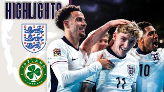 Three Lions Seal Nations League Promotion! | England 5-0 Republic Of Ireland | Highlights