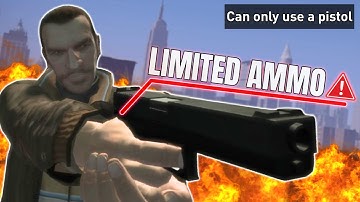 Can You Beat GTA 4 Limited Ammo Pistol Only