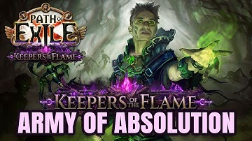 My POE 1 Launch Build: Necromancer Army of Absolution (Keepers of the Flame 3.27 League)