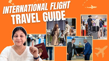 First Time International Flight Travel? Step-by-Step Airport Guide for Beginners ✈️
