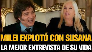 MILEI EXPLOTÓ CON SUSANA GIMÉNEZ EN LA MEJOR ENTREVISTA DE SU VIDA