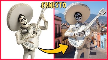 Coco Characters in Real-Life + Guess the Coco Characters! 🌺🎸 Miguel, Hector, Mama Coco, Ernesto