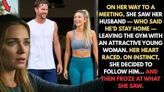 ❤️SHE WAS ON HER WAY TO A MEETING, BUT FROZE WHEN SAW HER HUSBAND WITH A YOUNGER, ATTRACTIVE WOMAN.