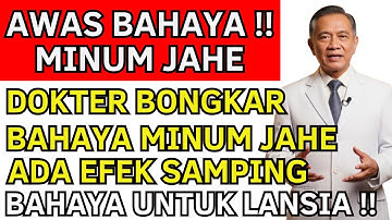STOP JANGAN MINUM JAHE SEBELUM TAHU INI‼️ Dokter Bongkar 7 Kesalahan Fatal Minum Jahe, No 3,4 Bahaya