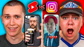 Instagram Reels vs YouTube Shorts BINGO