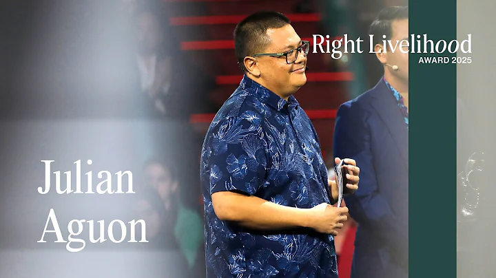 Julian Aguon delivers acceptance speech | 2025 Right Livelihood Award Presentation