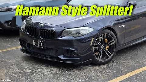 Is THIS the BEST Splitter for the BMW F10?