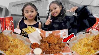 ALUNA AND AMANDA MUKBANG FRIED CHICKEN!! SO HUNGRY!!