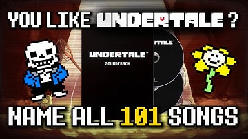 The Video Ends When I Name EVERY Undertale Song