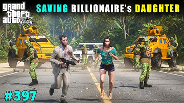 MICHAEL SAVING HER FROM THE MAFIA ISLAND🌴! | GTA V GAMEPLAY #397