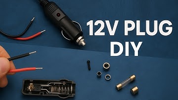 how to Connect Wires to Car Cigarette Lighter Socket? DIY 12V/24V plug