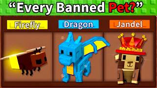 Every BANNED Pet in Grow a Garden..