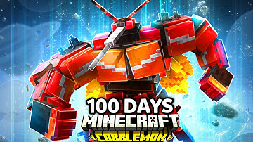 I Spent 100 Days as ULTRA BEAST TRAINER Pokémon Minecraft VS. my Rival! (Duos Cobblemon)