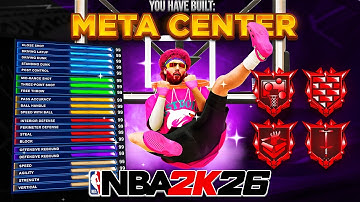 My "META CENTER" BUILD IS DOMINATING NBA 2K26! BEST PF/CENTER BUILD on NBA 2K26