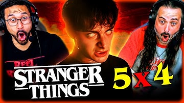 WOAH!! STRANGER THINGS Season 5 Episode 4 REACTION!! Vecna | Millie Bobby Brown | Sadie Sink