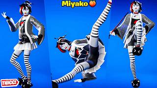 Fortnite Miyako Showcase Thicc 🍑😍 Top Tiktok Dances & Emotes 😘 Hot New Item Shop 😜 Zombie Girl 4K