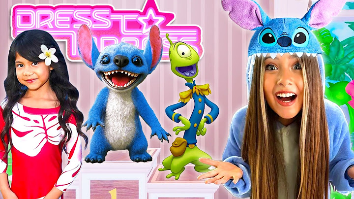 LET'S PLAY LILO AND STITCH DRESS TO IMPRESS IN REAL LIFE WITH GIADA AND OUR FRIENDS! *CHALLENGE*
