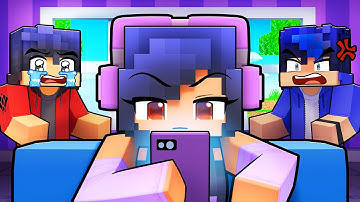 Ignoring My FRIENDS for 24 HOURS in Minecraft!