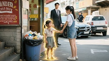 善良女孩在垃圾桶旁撿到6歲女童，被人笑傻！誰料女童竟是首富千金，三天後反手讓恩人嫁入豪門全場震驚 #大女主 #爽劇 #逆襲 #親情 #復仇