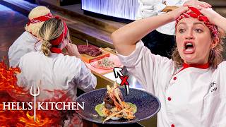 The Women Face the Surf & Turf Protein Identification Challenge | Hell's Kitchen