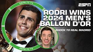 Rodri wins 2024 Men's Ballon d'Or 🏆 FULL REACTION   Debating Real Madrid's behavior 👀 | ESPN FC