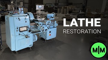 Saving a 50-Year-Old Lathe: Full Strip-Down, Paint & Rebuild