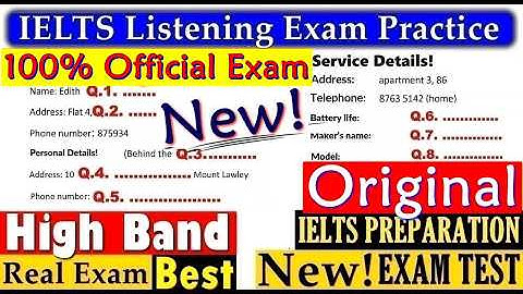IELTS LISTENING PRACTICE TEST 2025 WITH ANSWERS | 15.11.2025