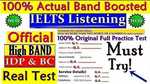 IELTS LISTENING PRACTICE TEST 2025 WITH ANSWERS | 15.11.2025
