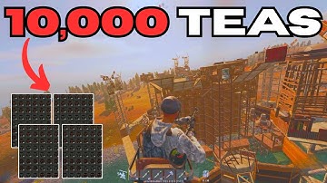 We built the BIGGEST FARM BASE on rust console edition...