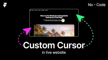 How to make custom cursors in Framer | Beginner tutorial