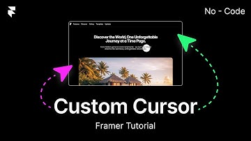 How to make custom cursors in Framer | Beginner tutorial