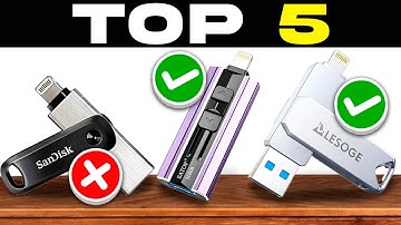 TOP 5 BEST FLASH DRIVES for IPHONE 2025 | IPHONE USB DRIVES AMAZON