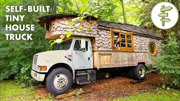Couple Living in a Spectacular Self-Built Tiny House Truck for 8 Years – FULL TOUR
