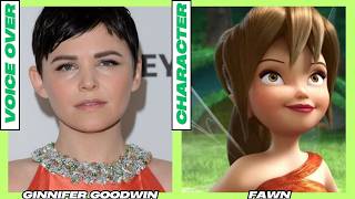 COMPARISON VOICE OVER AND CHARACTER TINKER BELL AND THE LEGEND OF NEVERBEAST