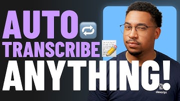 Turn Any Audio into Text Instantly with Descript (No Typing Required)