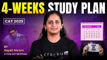 CAT 2025 in 30 Days ? Sayali Ma