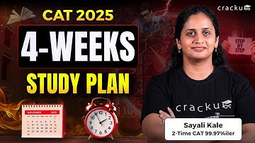 CAT 2025 in 30 Days ? Sayali Ma