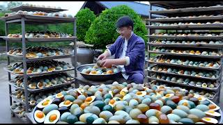 Preserved eggs, also known as Songhua eggs and Biandan, originated in the Ming Dynasty
