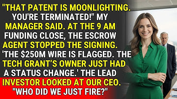Ze hebben me ontslagen vanwege een patent - ik heb hun financiering van $ 250 miljoen bevroren | ...