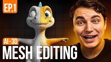 Ep.1 Mesh editing (sculpting) - From AI to Game-ready