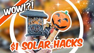 Brilliant Dollar Tree DIYS Using SOLAR LIGHTS for this Season! (genius hacks)
