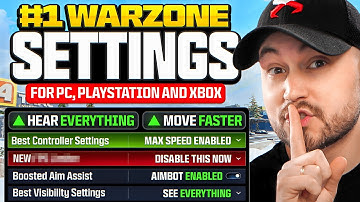 *NEW* BEST SETTINGS for WARZONE BO7 UPDATE! (Best Controller, Audio and Graphics Settings in COD WZ)