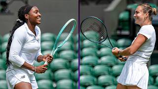 The Two Best Players in the World | Coco Gauff vs Aryna Sabalenka on Centre Court | Best Moments