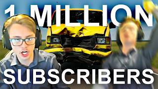 BeamNG but your dad reaches 1 MILLION SUBSCRIBERS
