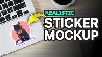 Make Realistic Sticker Mockups in Seconds (No Photoshop!)