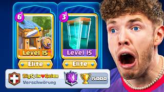 😱🤯ICH SPIELE EURE DECKS auf 15.000 TROPHÄEN, ABER... | Clash Royale Deutsch