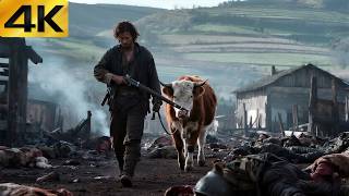 【4K】2025 Movie: With Nothing But Grit and a Cow, He Took Down the Butchers Who Destroyed His Home